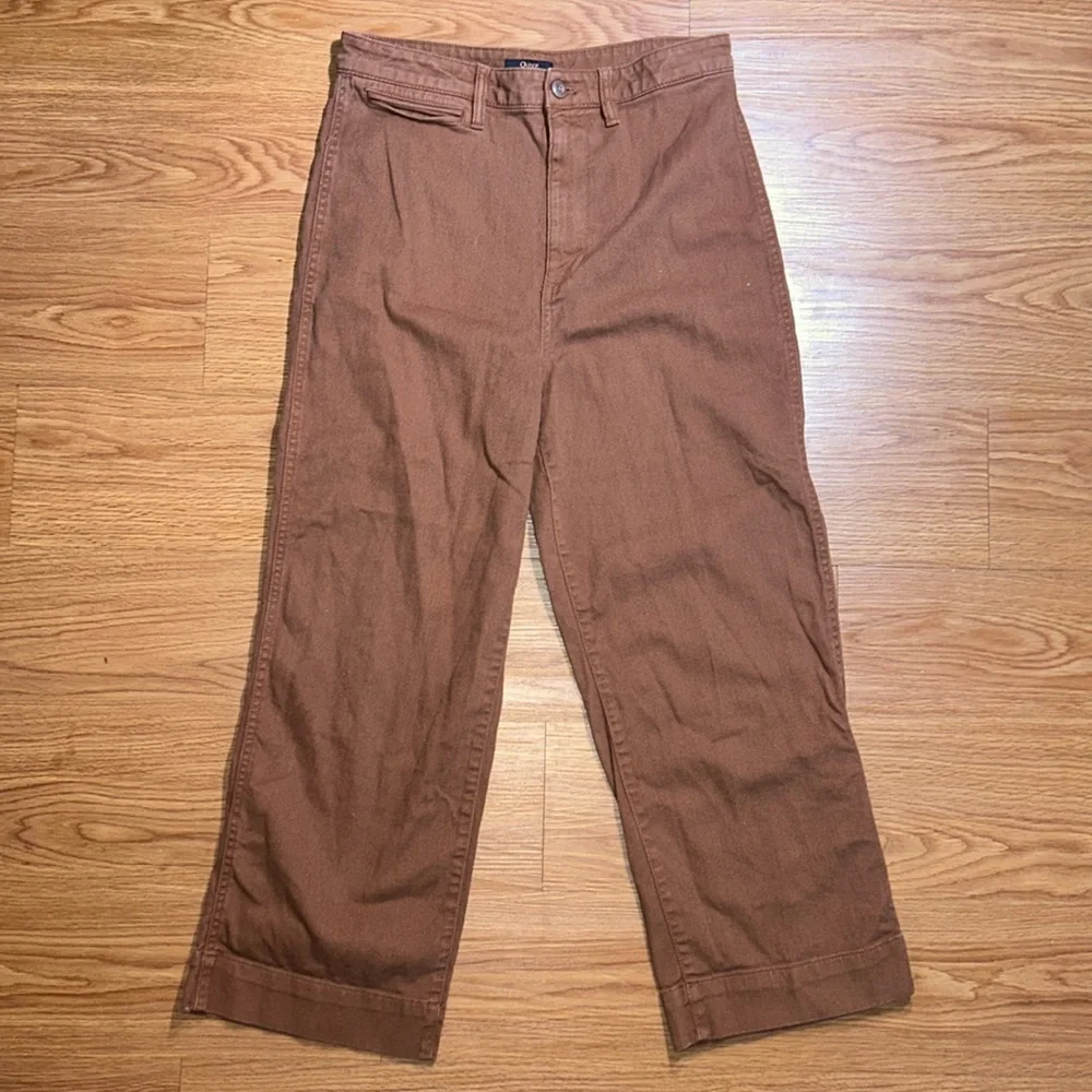 Quince Organic Stretch Cotton Twill Straight Leg
Cropped Pants - Picture 2 of 10
